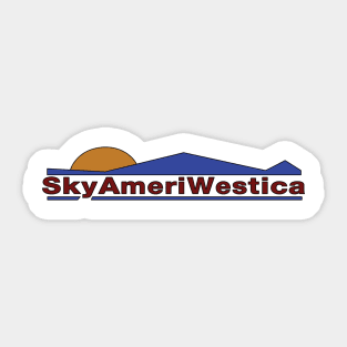 SkyAmeriWestica Sticker